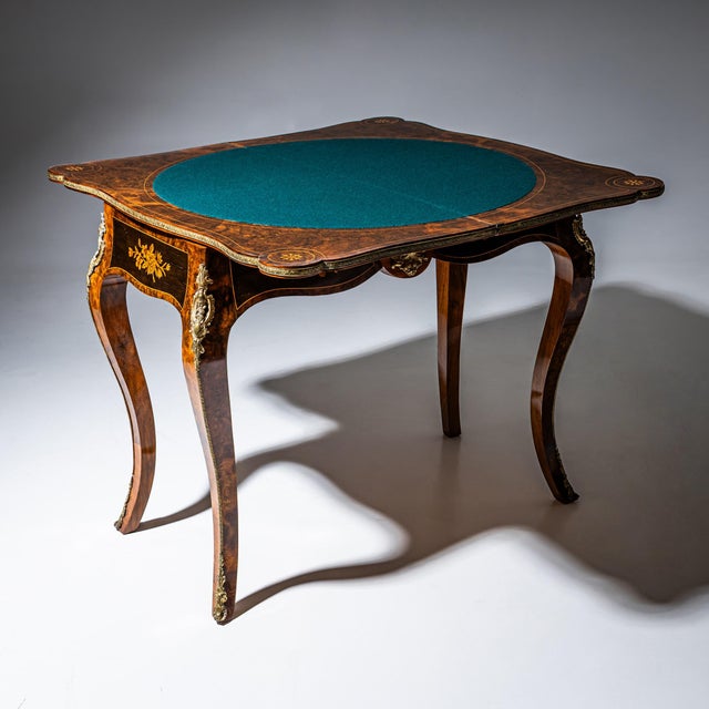 Napoleon III Games Table, France, Late 19th Century For Sale - Image 6 of 14