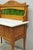 Antique English Arts & Crafts Birch Wood Green Tile Backsplash Washstand Server For Sale - Image 16 of 18