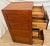 Antique Tiger Oak Filing Cabinet Library Bureau Solemakers Four Drawers 3 Legal Size For Sale - Image 4 of 11