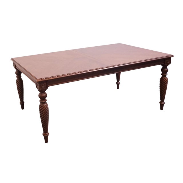 BROYHILL FURNITURE British Empire Collection Bookmatched Cherry 71" Dining Table 682-7325-42 30.5" High 71.5" Wide 44"...