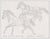 Figurative 1994 Étude Équestre Figurative Gray Ink Drawing Guillaume Azoulay For Sale - Image 3 of 7