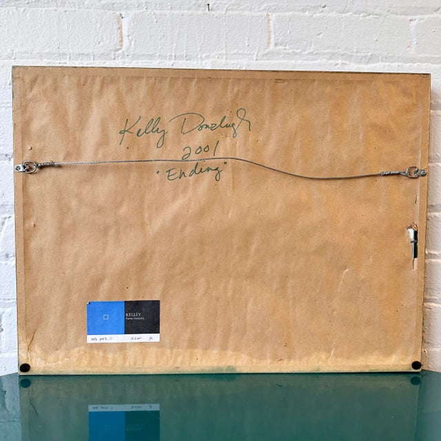 Red Signed Artwork by Kelly Donahugh “Ending” 2001 For Sale - Image 8 of 9