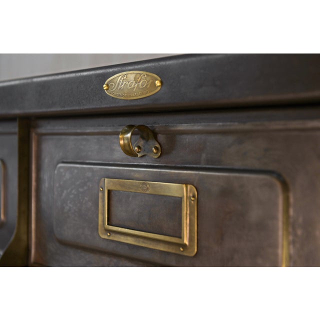 French Strafor Flap Cabinet, 1920s For Sale - Image 10 of 12