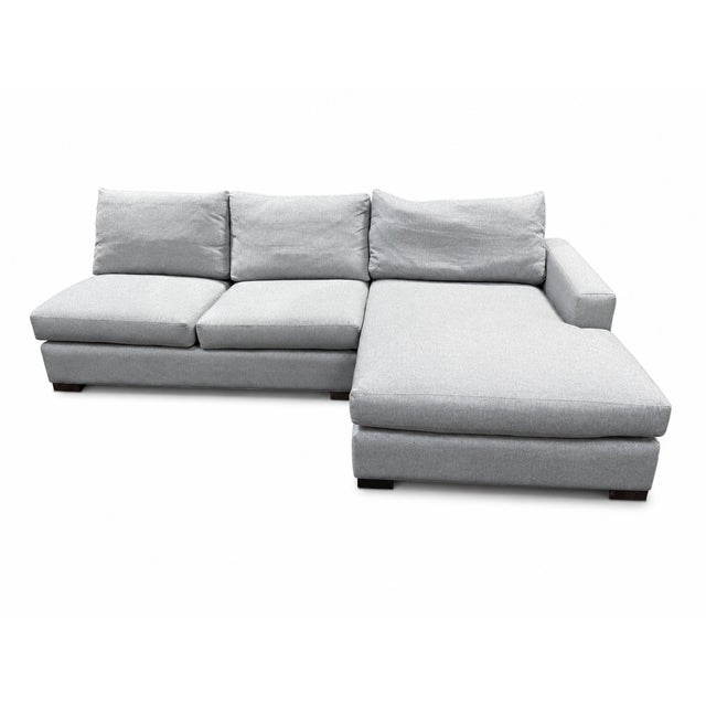 Room & Board Metro Right-Arm Chaise Sectional For Sale - Image 9 of 10