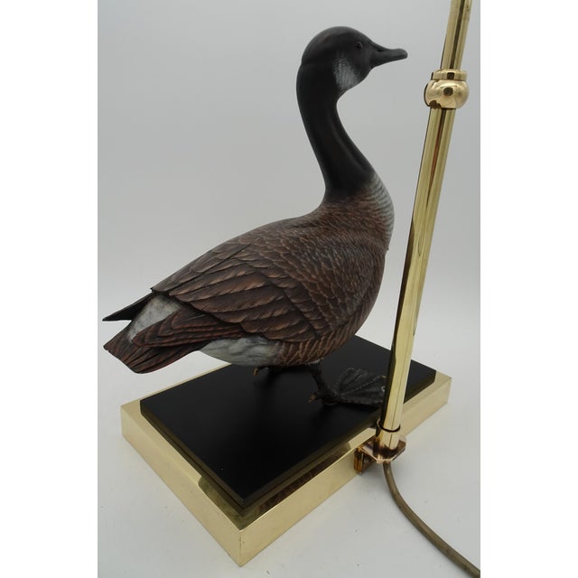 Duck Table Lamp in Polished Brass, 1970s For Sale - Image 15 of 18
