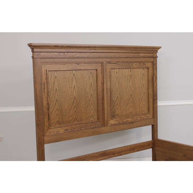 2010s Stickley Arts & Crafts Queen Size Panel Bed For Sale - Image 5 of 18