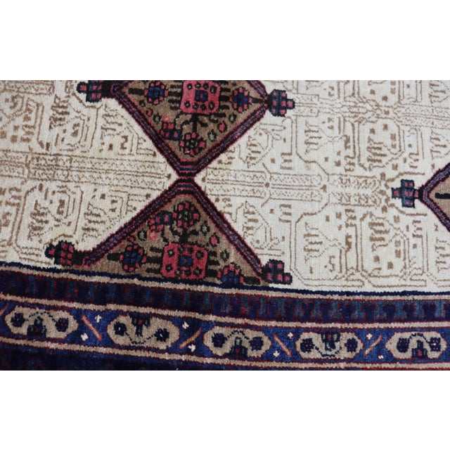 Antique Persian Serab Serapi Carpet, 4'6" X 10'4" For Sale - Image 11 of 13
