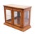 Singer Furniture Solid Oak Mediterranean Spanish Revival 39" Lighted Display Flip Top Server Buffet 6394-252 For Sale - Image 4 of 16