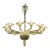 Modern Olive Colored Murano Glass Chandelier For Sale