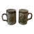 Pair of Vintage Stoneware Centerpoint Salt and Pepper Shakers For Sale