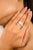 Pear Cut Chunky Bypass Ring in 925 Silver Size 7 For Sale - Image 6 of 10