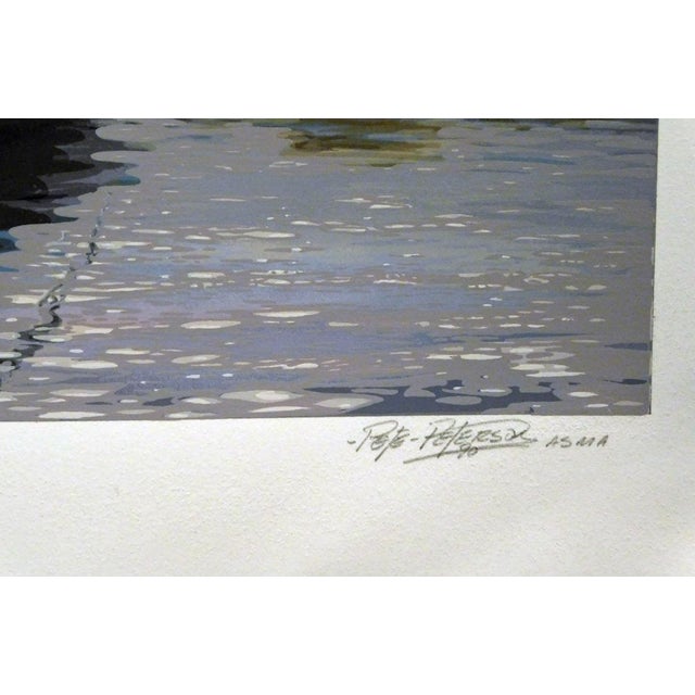 1980s Pete Peterson in From the Horn Ocean Art Hand Signed Serigraph Artwork Listed For Sale - Image 5 of 6