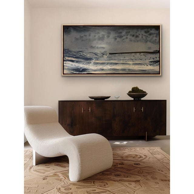Abstract Seascape Titled Equinox For Sale In Los Angeles - Image 6 of 12