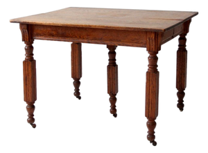 Antique Five Leg Dining Table