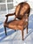Fairfield Fairfield Carved Wood Chair Vintage Louis XVI Oval Back French Fauteuil Armchair For Sale - Image 4 of 12