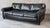 Restoration Hardware Restoration Hardware Lancaster Ebony Leather Luxe Sofa For Sale - Image 4 of 16