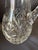 Antique American Brilliant Cut Crystal Pitcher Hobstar Pattern For Sale - Image 12 of 12