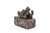 Miniature Indian Bronze Reclining Bala Krishna Sculpture on Marble Base For Sale - Image 4 of 5