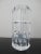 Striking Orrefors Swedish faceted crystal vase. Measures 7" tall x 3 1/4" Etched hallmark at base, numbers 4217-611. I...