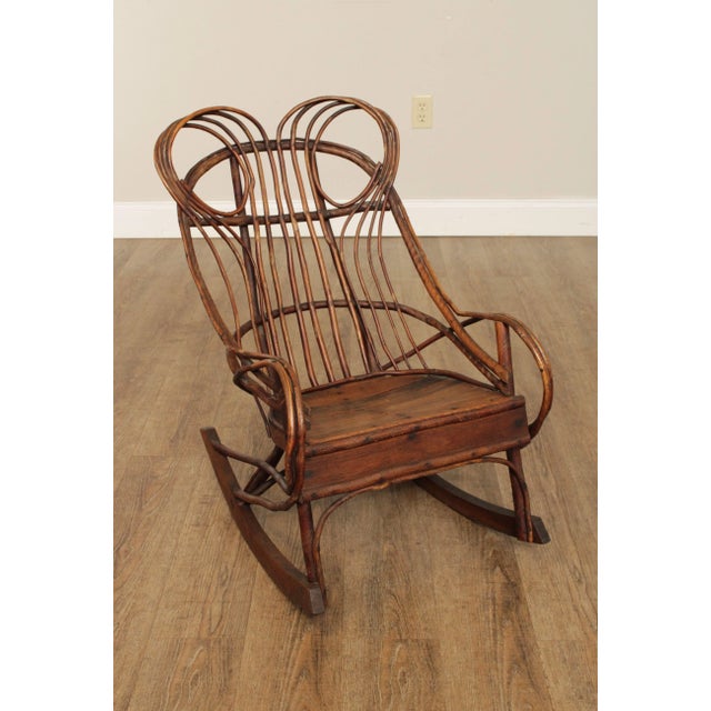 High Quality Rustic Bentwood Childs Rocking Chair
