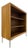 Walnut Bookcase with New Chrome Feet from Wk Möbel For Sale