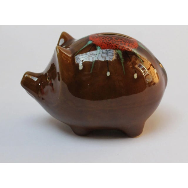 1960s Mid-Century Italian Modern Ceramic Piggy Bank by Bertoncello For Sale - Image 5 of 12