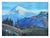 Early 20th Century Mt. Shasta Landscape in Oil on Illustration Board A beautiful and substantial painting of a distant...