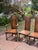 1930s Oak Gothic Revival Chair Set For Sale - Image 9 of 10