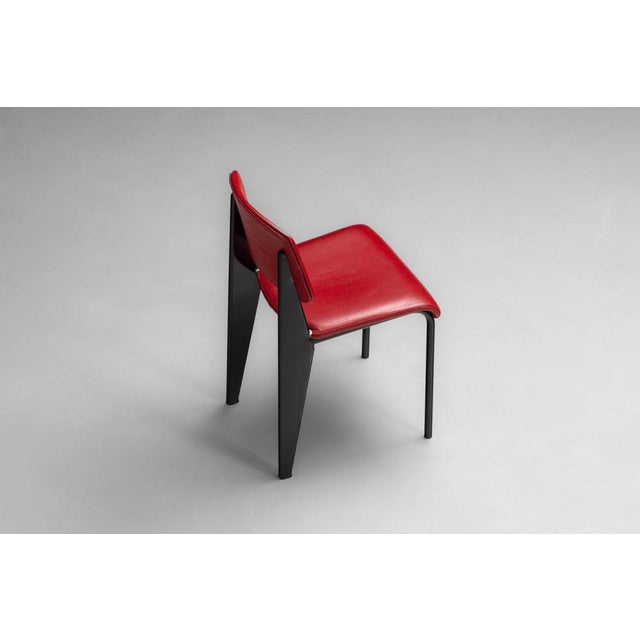 Model 306 Métropole Standard Chair by Jean Prouvé, France, 1951 For Sale - Image 12 of 18