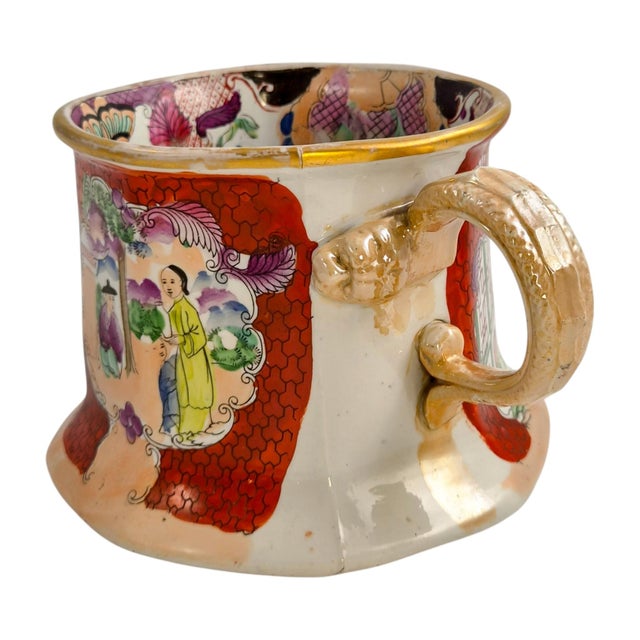 An important early mason's patent ironstone china cider mug, made at mason's fenton stone works, lane delph,...