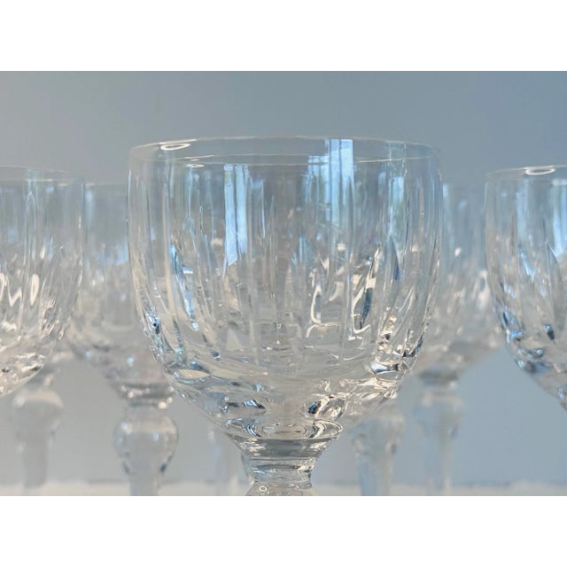 Vintage 1950s Stuart Crystal England Small Wine Stems, Set of 13 For Sale - Image 9 of 9