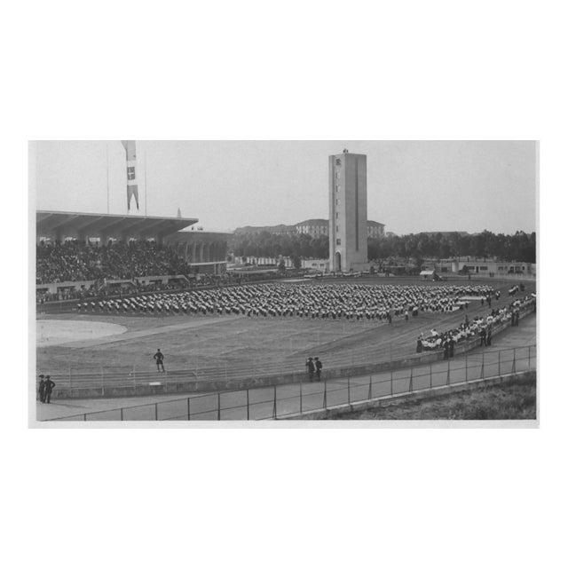 Unknown, Balilla Outdoor Exhibition, Vintage Black & White Photo, 1934 For Sale