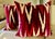 Traditional Pair of 22" Custom Schumacher Kashgar Ikat Velvet Pillows, Pattern 176102 in Ruby & Plum For Sale - Image 3 of 18
