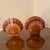 1970s Wood & Brass Italian Style Shell Bookends - a Pair For Sale - Image 4 of 8