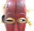 Red Antique Hand-Carved Guro Mask of the Ivory Coast Featuring a Seated Figure For Sale - Image 8 of 15