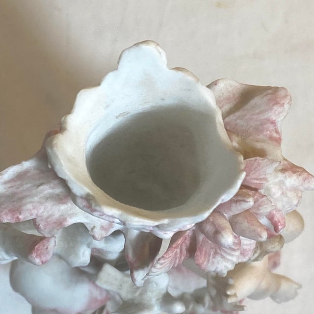 1960s Arnart Creations Cherub Porcelain Candlesticks- a Pair For Sale - Image 11 of 12