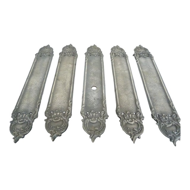 Extra Large Vintage Black Plates For Sale