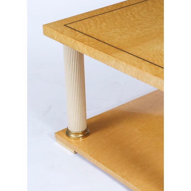 Wood Vintage Biedermeier Birdseye Maple Coffee Tables from Harrods, 20th Century, Set of 2 For Sale - Image 7 of 17