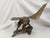 Vintage Solid Brass Eagle Sculpture on Branch Pedestal Base, 19" Wingspan For Sale - Image 9 of 14