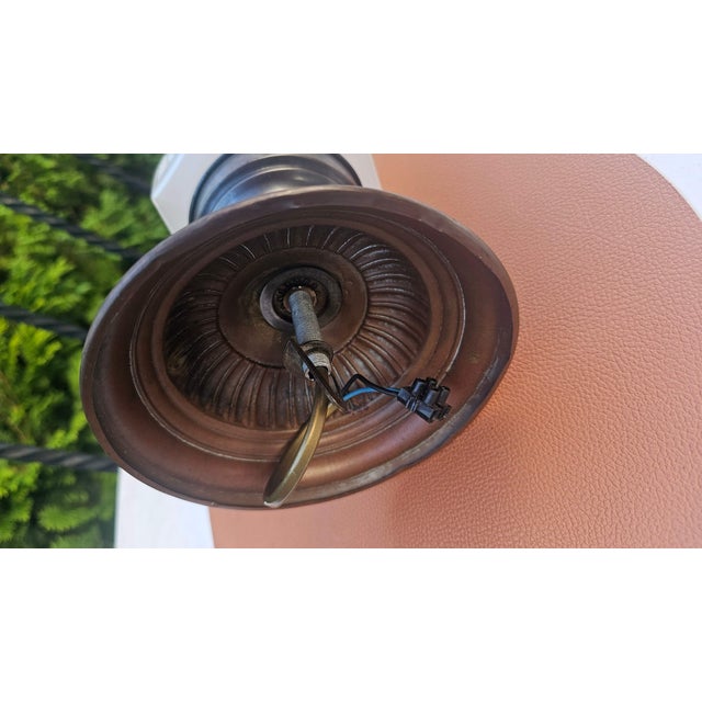 1920s Vintage Brass Plafond Celling Lamp, 1920s For Sale - Image 5 of 6