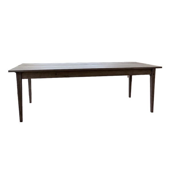 Vintage Farm Table in Cherry Wood, 1970s For Sale