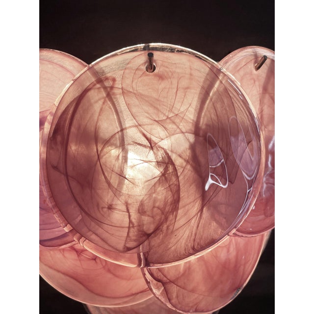 2020s Pair of Sconces - 10 Rose Alabaster Glass - Murano, Vistosi Style For Sale - Image 5 of 5