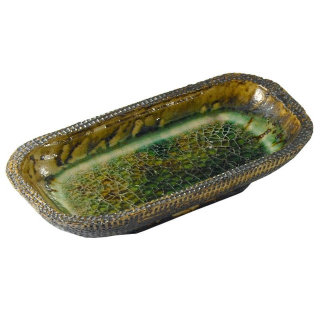 Brutalist Ceramic Dish from Agu Reuver Holland, 1960s For Sale - Image 11 of 11