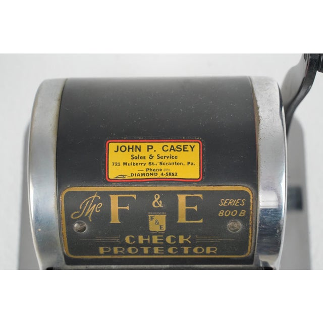 Vintage Mechanical F & E Check Protecter For Sale - Image 4 of 11