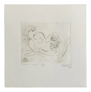 Leszek Rózga, Judith, 2007, Drypoint on Paper