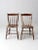 Antique Chippy Paint Farmhouse Chairs Pair For Sale - Image 13 of 13
