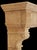 Crafted in the 20th century with reverence for Old World design, this hand-carved limestone fireplace mantle evokes the...