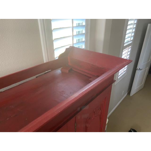 Edwardian Art Nouveau Armoire For Sale - Image 9 of 11