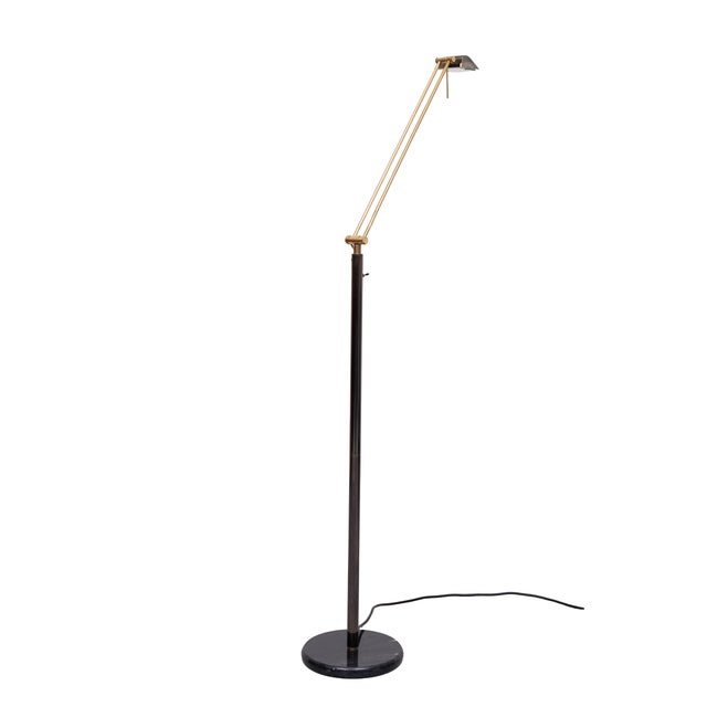 1980s Halogen Floor Lamp with Marble Base from Herda, 1980s For Sale - Image 5 of 13