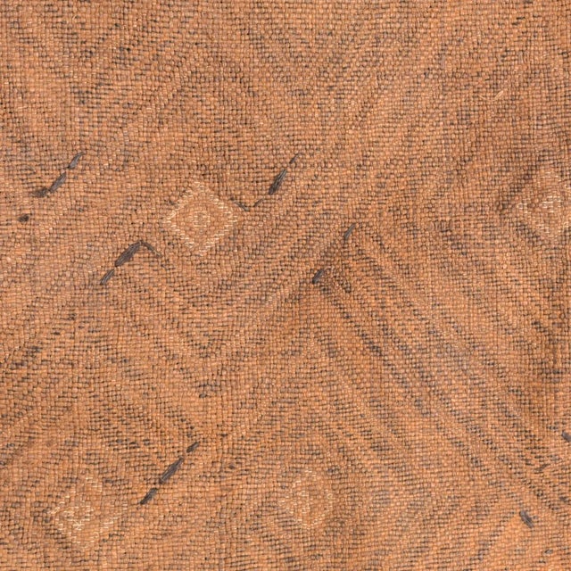 Textile Early 20th Century Kuba Square Raffia Textile 54x25 Inch For Sale - Image 7 of 7